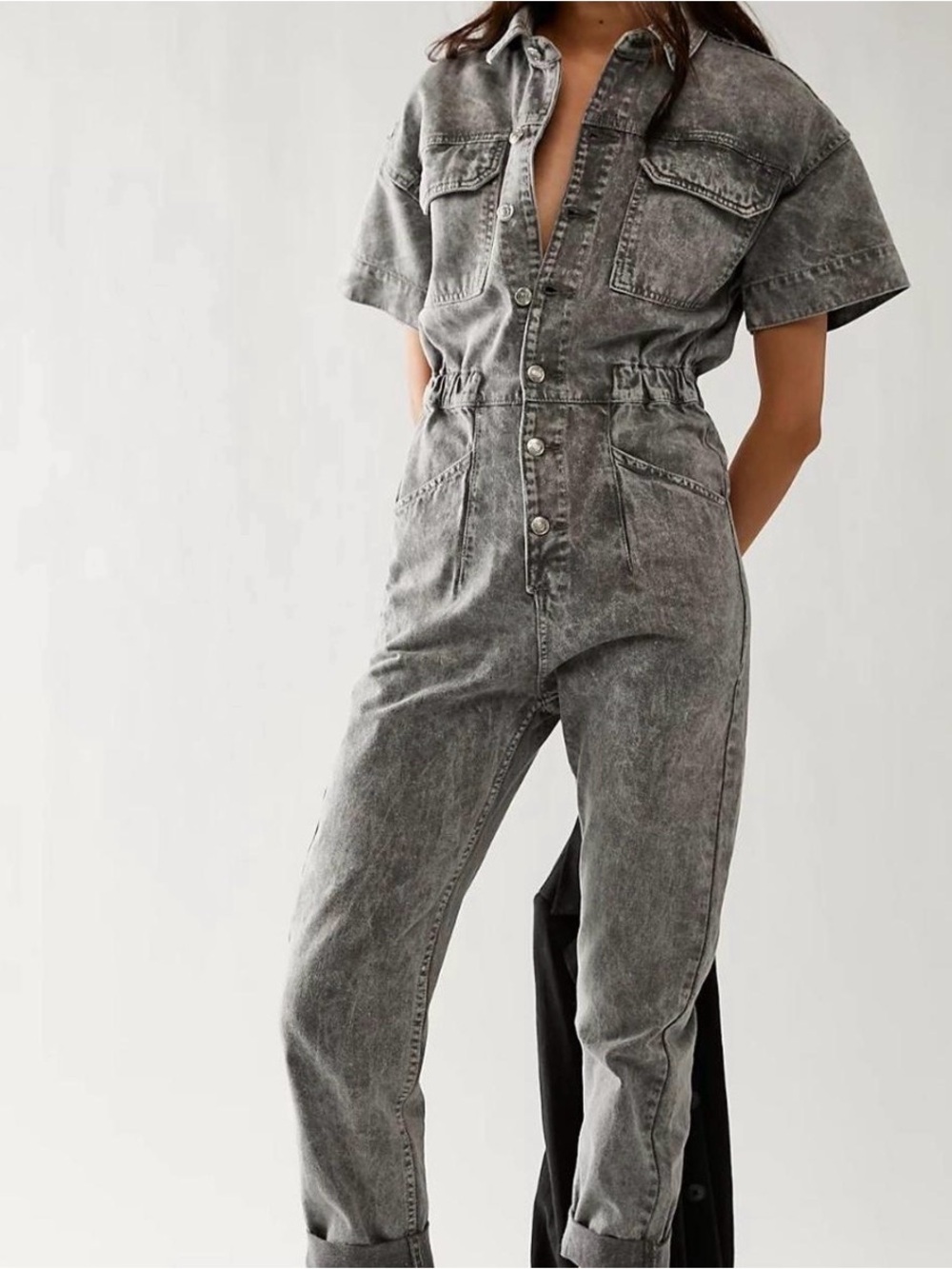 Free People Denim Jumpsuits